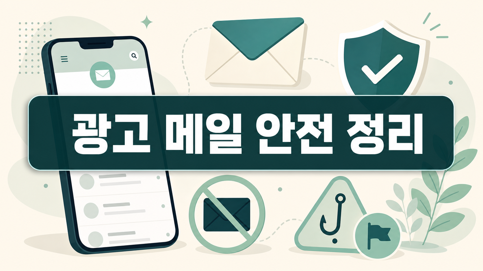 광고 메일의 구독 취소와 차단을 안전하게 구분하는 대표 이미지